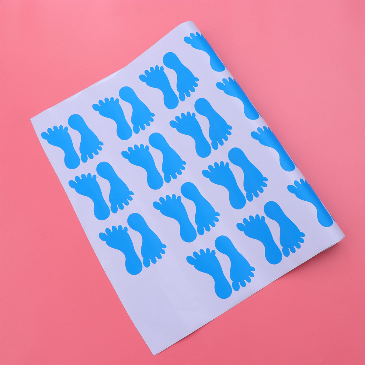 Home Bathroom Tiles - 20 쌍 발자국 바닥 스티커 PVC