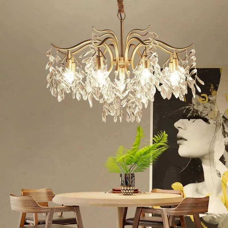 Home Of The Year Bathroom - 럭셔리 크리스탈 샹들리에 거실 침실 조명