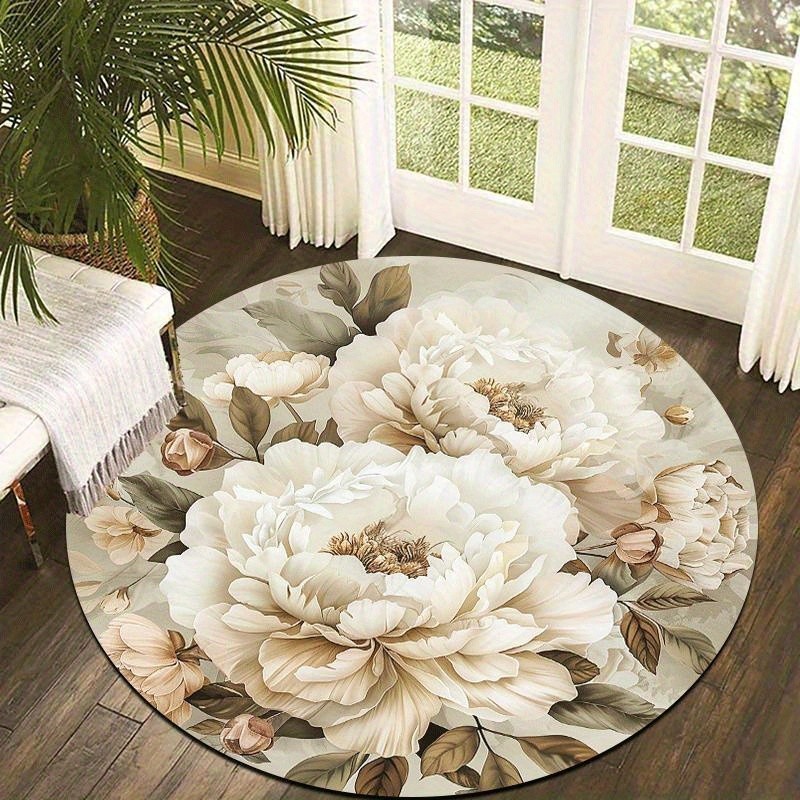 Home Bathroom Trends - 라운드 카피바라 게이머 러그 귀여운 동물
