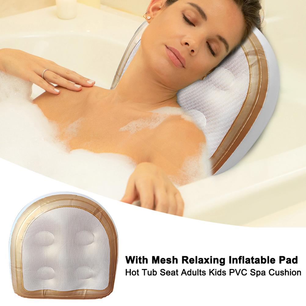 Bathtub Pillow Inflatable - 스파 쿠션 목욕 베개 메쉬 커버가
