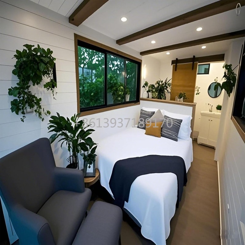 Tiny Home Bathroom Kitchen - 럭셔리 확장형 조립식 소형 주택 (주방,
