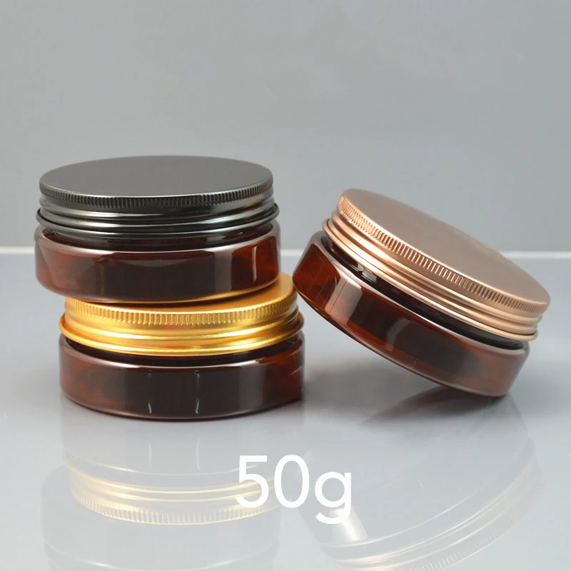 50g 갈색 플라스틱 병 빈 틴 병 50ml 화장품 크 - Bath Salts Jar 리뷰 및 가격