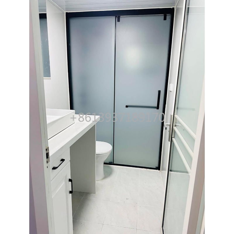 완벽하게 갖춰진 20피트 모던 럭셔리 조립식 컨테이너  - Tiny Home Bathroom Kitchen 리뷰 및 가격