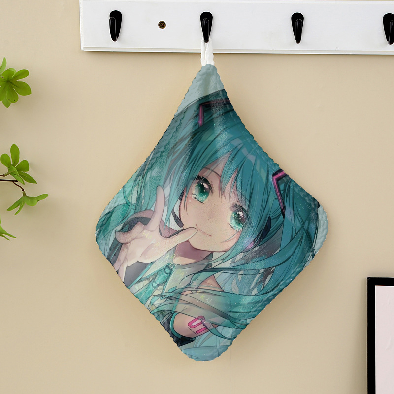주방 욕실용 핸드 타올 데일리 용품 하츠네 미쿠 핸드  - Home Goods Bathroom Decor 리뷰 및 가격