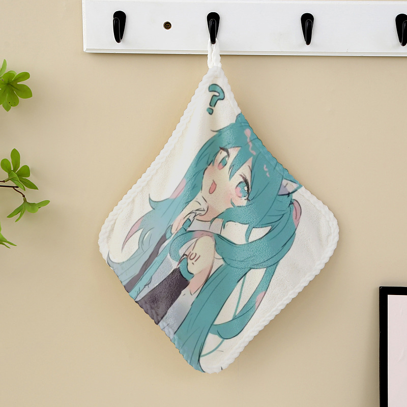 주방 욕실용 핸드 타올 데일리 용품 하츠네 미쿠 핸드  - Home Goods Bathroom Decor 리뷰 및 가격