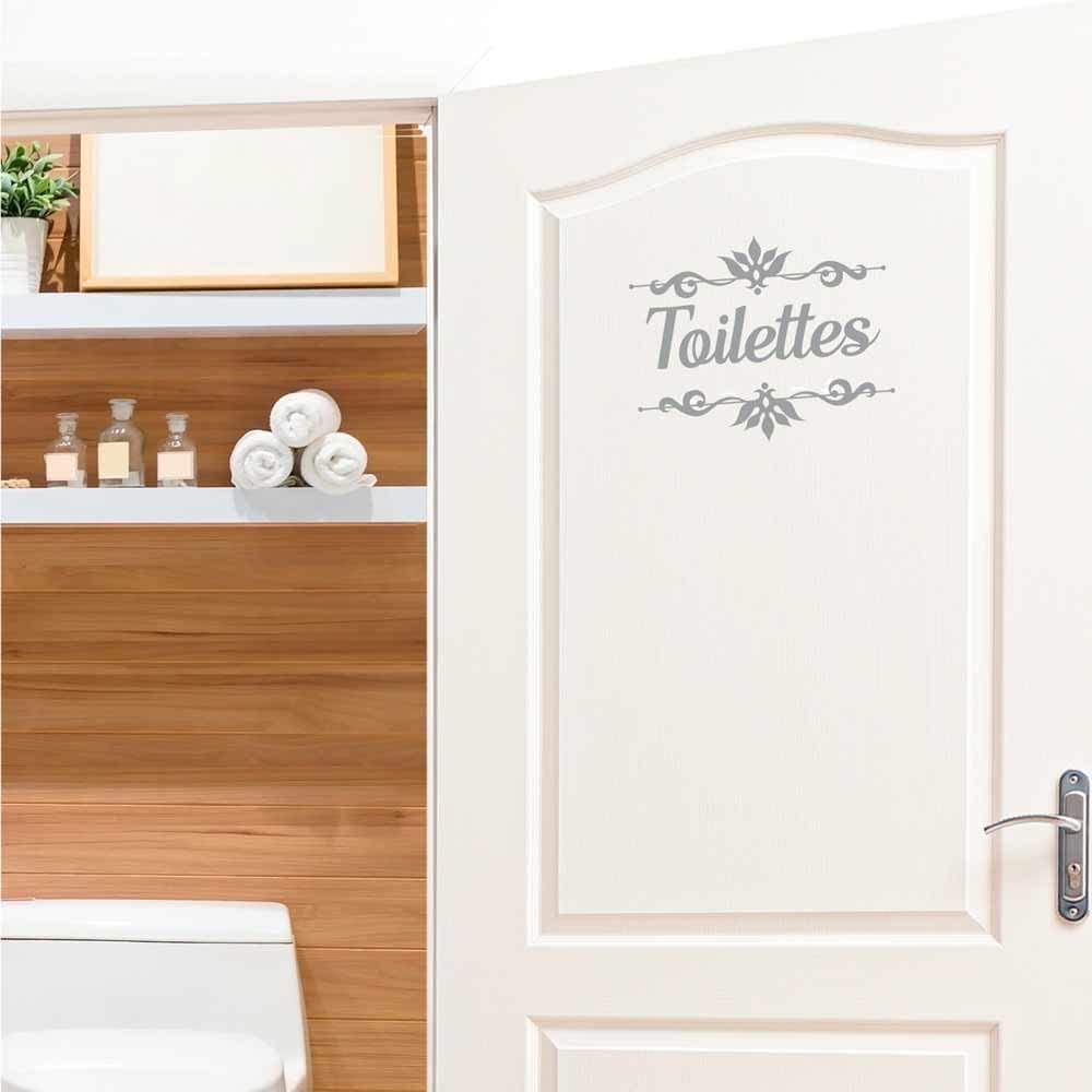 꽃이 달린 프랑스 화장실, 욕실 문짝 스티커, 데칼 화 - Home Bathroom Tiles 리뷰 및 가격