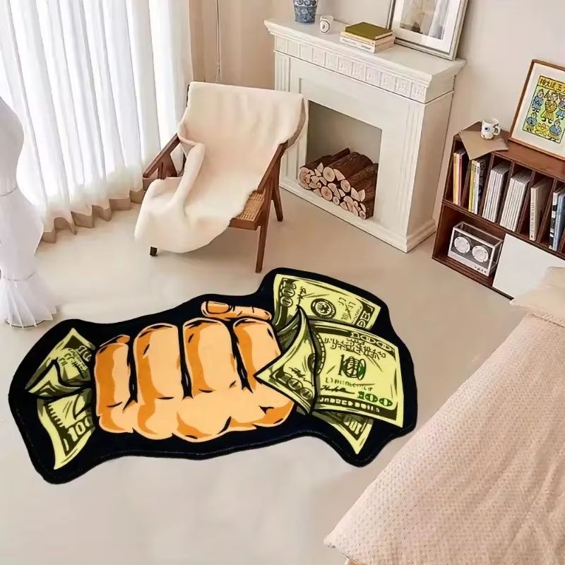 VIKAMA 크리에이티브 달러 플러시 카펫 불규칙한 미 - Home Bathroom Trends 리뷰 및 가격