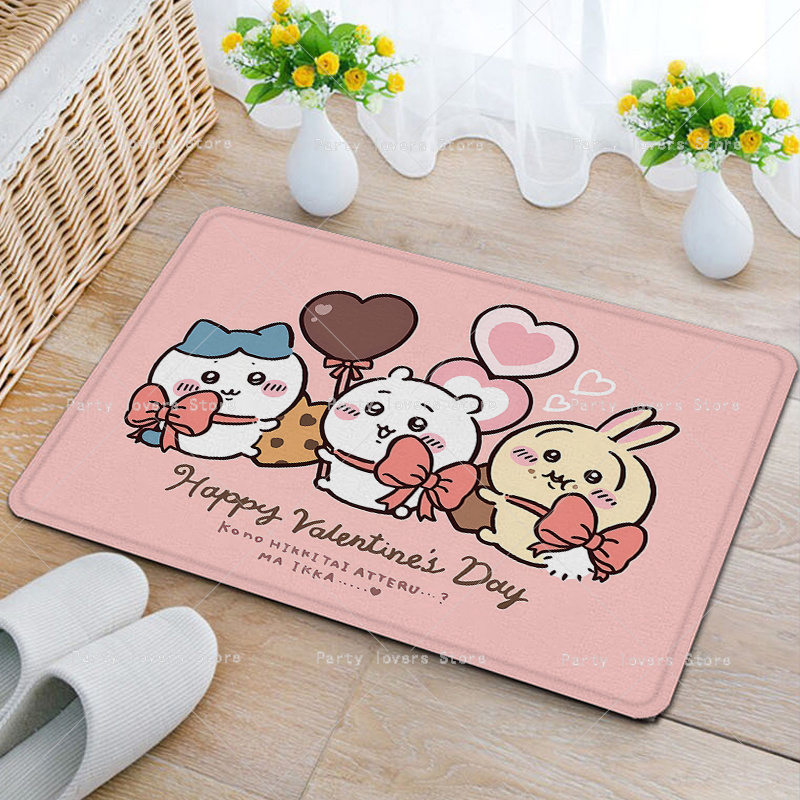애니메이션 Chiikawas 플란넬 카펫 애니메이션 미 - Home Goods Bathroom Decor 리뷰 및 가격