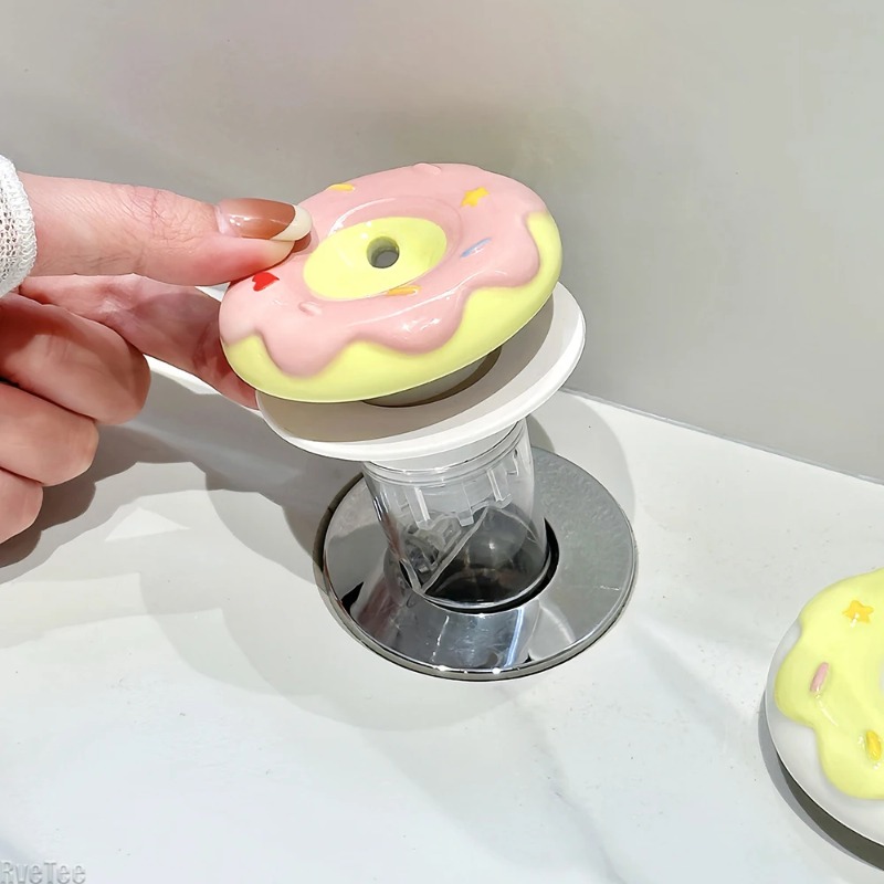 귀여운 세라믹 도넛 모양 세면대 배수구 마개 욕실 샤워 - Home Hardware Bathroom Sinks 리뷰 및 가격