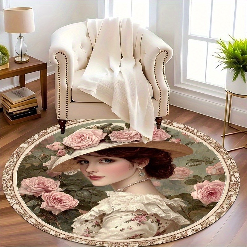 라운드 카피바라 게이머 러그 귀여운 동물 헤드셋 카펫  - Home Bathroom Trends 리뷰 및 가격