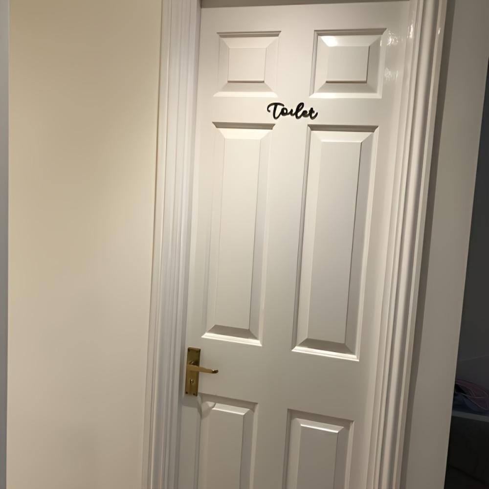 CIFBUY 현대 플라스틱 문자 표시 방향 표시문 비정 - Home Bathroom Door Signs 리뷰 및 가격