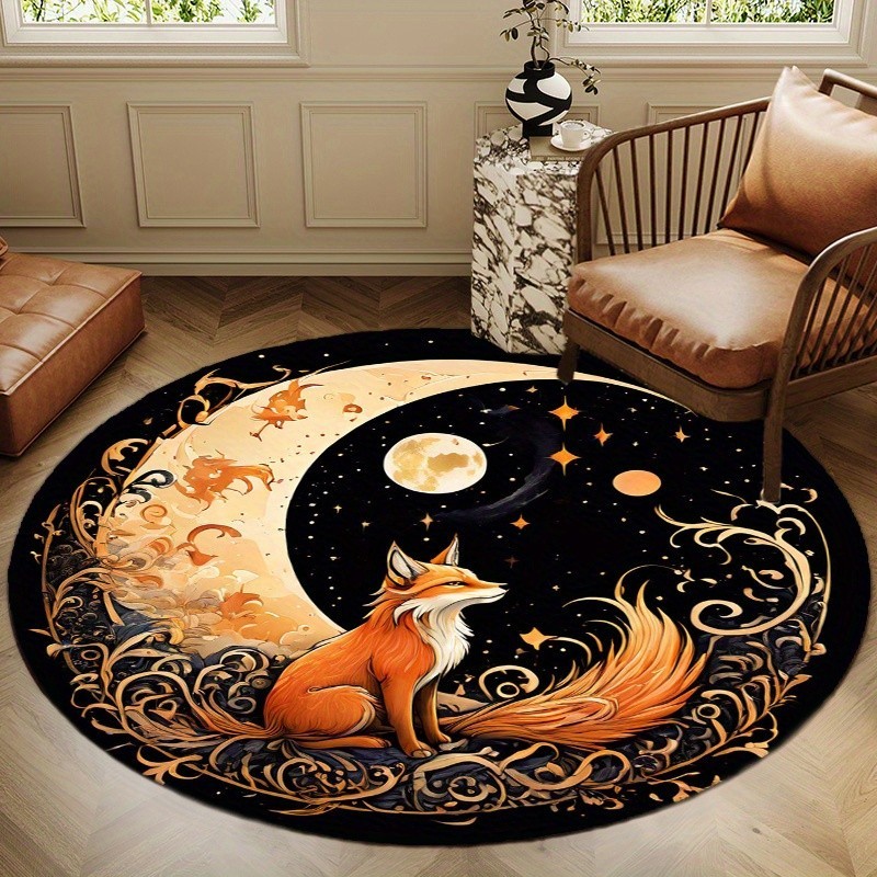 라운드 블루 드래곤 러그 판타지 신화적 지역 카펫 미끄 - Home Bathroom Trends 리뷰 및 가격