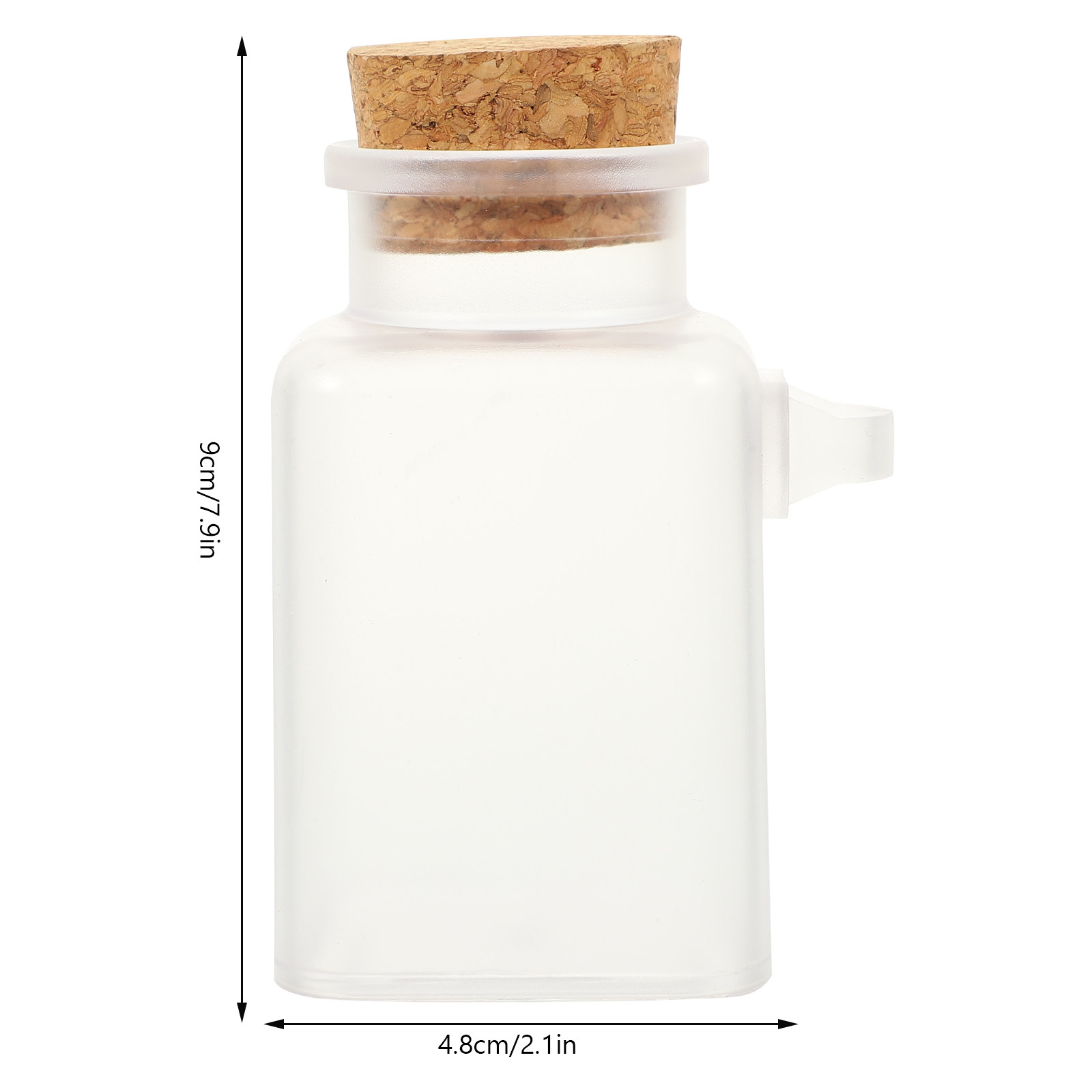 6Pcs 목욕 소금 병 세트 작은 휴대용 젖빛 플라스틱 - Bath Salts Jar 리뷰 및 가격