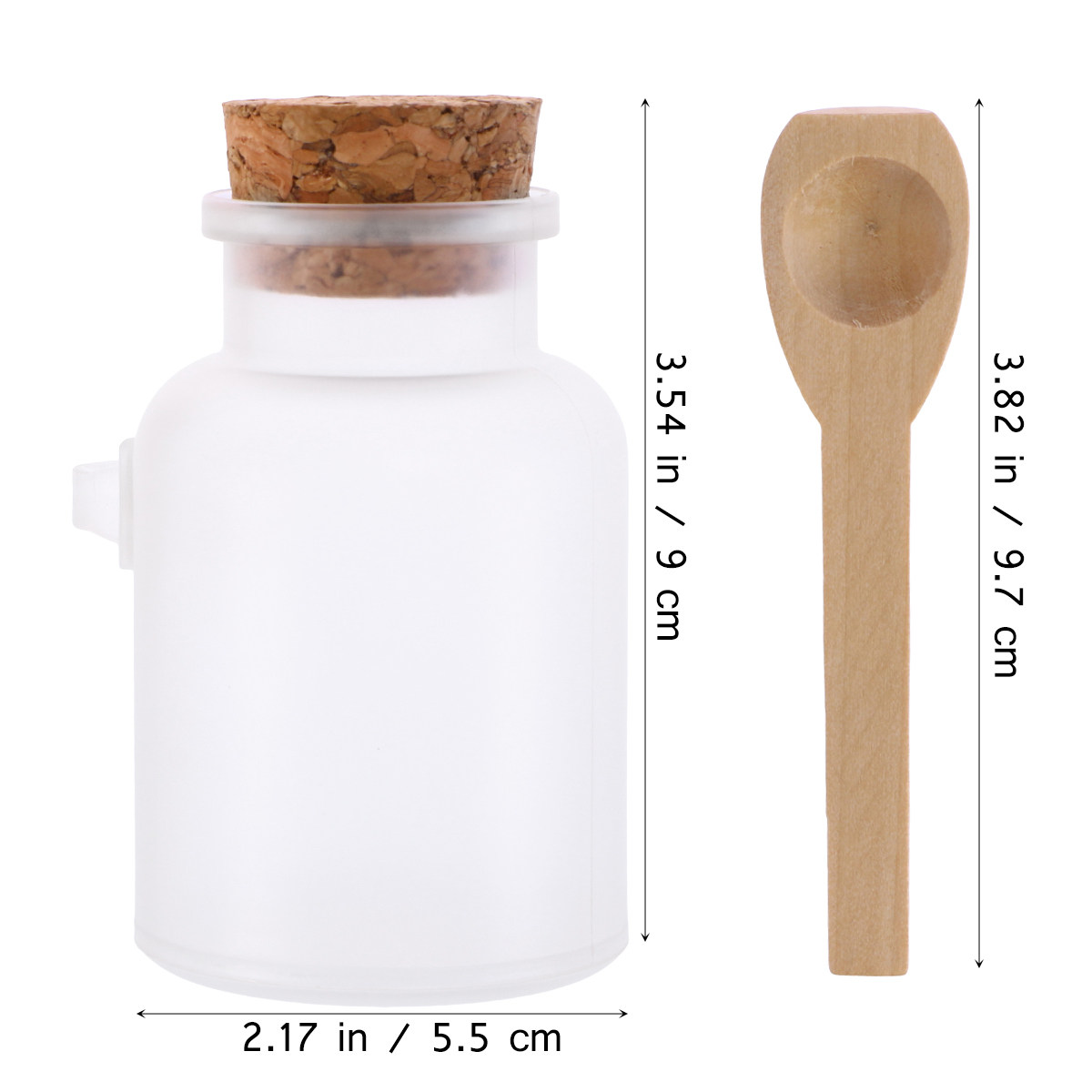 200G ABS 플라스틱 바스솔트 병 빈 용기 코르크  - Bath Salts Jar 리뷰 및 가격